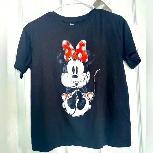 NWT Disney Minie Mouse's Black T-shirt, Size S - Picture 5 of 5